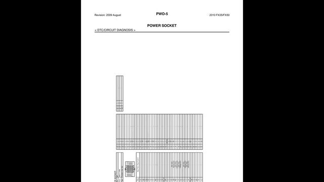 ? 2010 Infiniti FX - Power Outlet (Section PWO) - PDF Manual (13 Pages) - Cars manuals Free ?️ смотреть онлайн