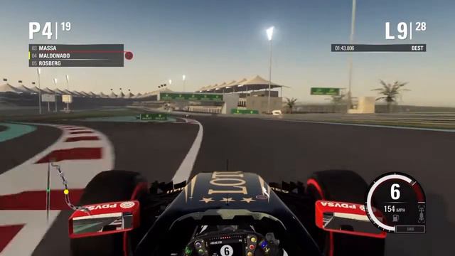 F1 2015 - PASTOR MALDONADO CAREER MODE PART 19 ABU DHABI GRAND PRIX смотреть онлайн