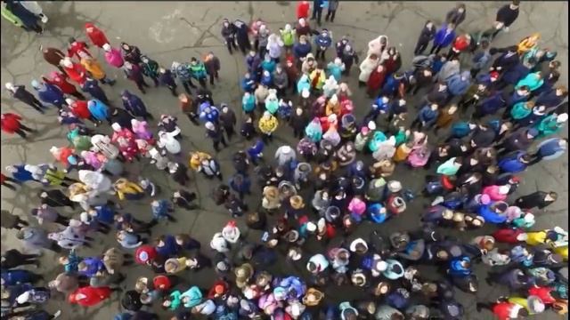 Школа №79 "им. Н.А.Зайцева" с высоты! смотреть онлайн