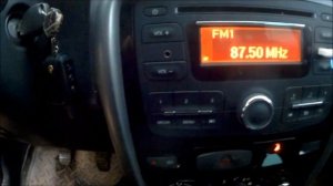 РЕНО ДАСТЕР код радио