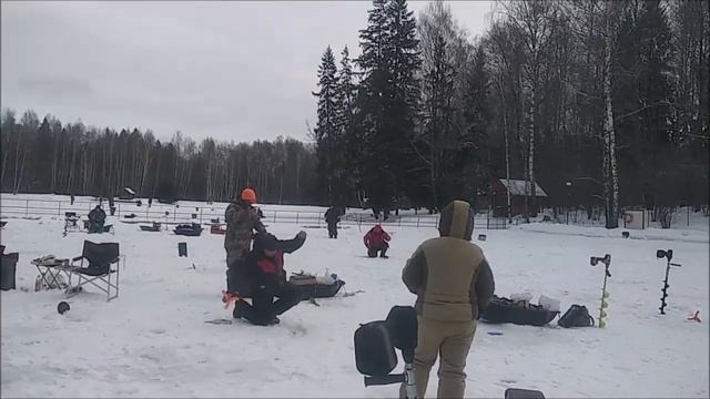 Форель клюёт по всей акватории. Рыбалка на спорт-зоне после запуска. Клёвое место Лосиный остров. смотреть онлайн