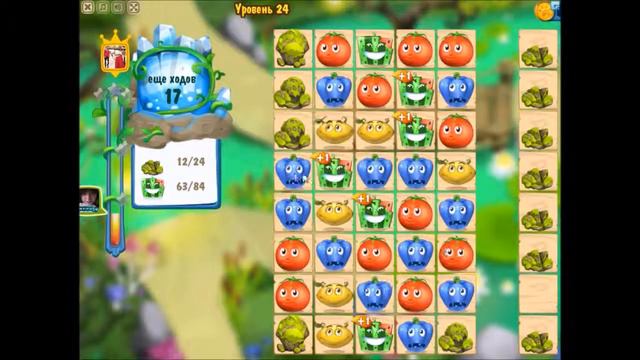 Как пройти 24 уровень в игре "Магическая Кухня 2" смотреть онлайн