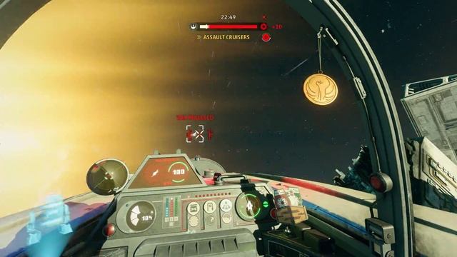 Vanguard Squadron A-wing attacks Star Destroyer over Sissubo - Star Wars Squadrons Cinematic смотреть онлайн