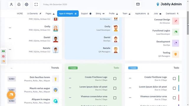 Job Board Dashboard Bootstrap Admin Template with RTL Light Theme смотреть онлайн
