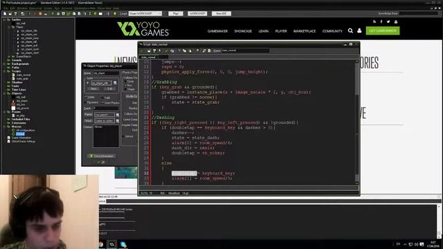 Game Maker Studio - Продвинутый платформер - Урок #5 - Рывок смотреть онлайн