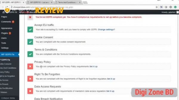 Wp GDPR Fix Review & BONUS + Demo: Best WordPress Website GDPR Compliance Plugin