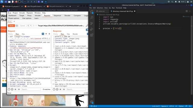Directory Traversal - Lab #1 File path traversal, simple case | Long Version смотреть онлайн