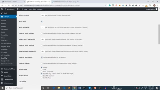 Learn How to Add Scroll to Top Button on Wordpress Website | WordPress Tutorials смотреть онлайн
