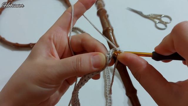 Çok Kolay Tığ İşi Ahşap Saplı Çanta Yapımı / Yazlık Örgü Çanta Modelleri  / Crochet Bag