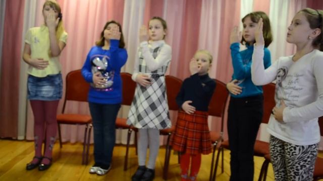 Вокально-хоровая работа. Хор 1 класса. смотреть онлайн