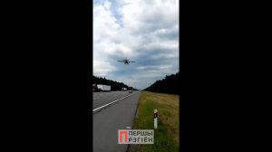Самолеты низко летали над М1 под Ивацевичами