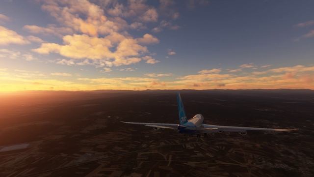 Посадка в аэропорту Леон. Испания. Boeing 747. MICROSOFT FLIGHT SIMULATOR 2020 смотреть онлайн