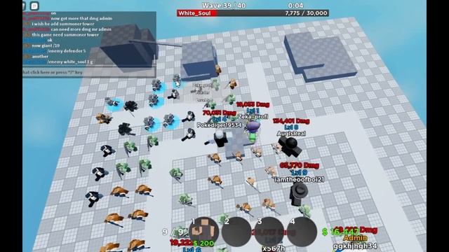 Игра с админом в новом тавер дефенс | Master Tower Defense | Roblox смотреть онлайн