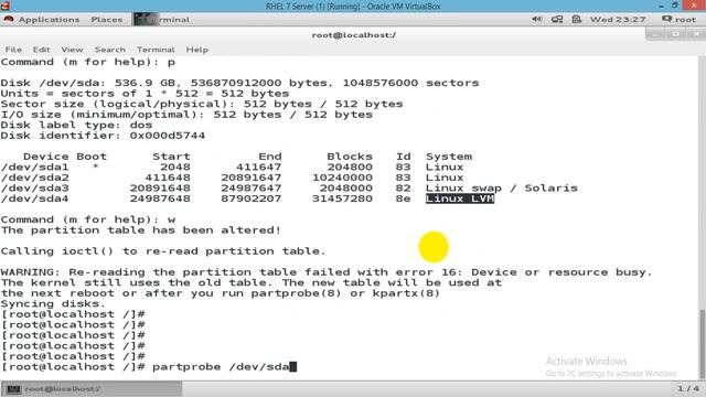 How to Create PV (Physical Volume) in RHEL-7, LVM Part 3, Video No-107 смотреть онлайн