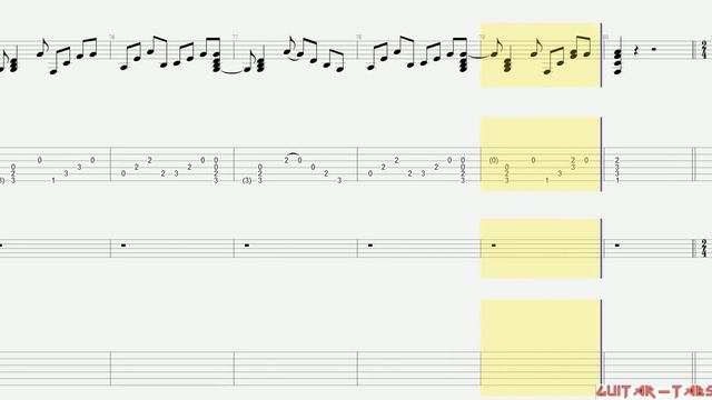 Kansas Tabs - Carry On Wayward Son (guitar 1 & 2) смотреть онлайн