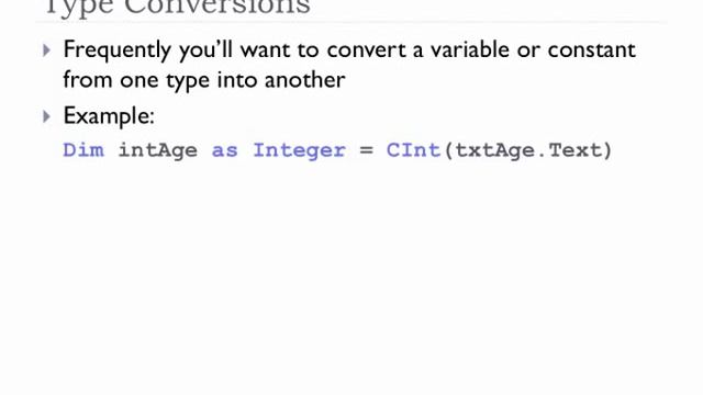 Using Symbols in VB.Net смотреть онлайн