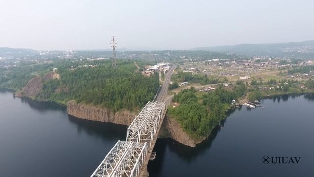 Усть-Илимский мост через Ангару. смотреть онлайн