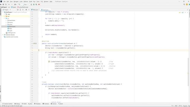 П'ятнашки. Spots | Java | Swing смотреть онлайн