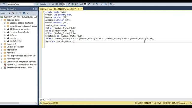 Como Calcular Datos (Sumar, Restar y Multiplicar) En SQL Server 2019 смотреть онлайн