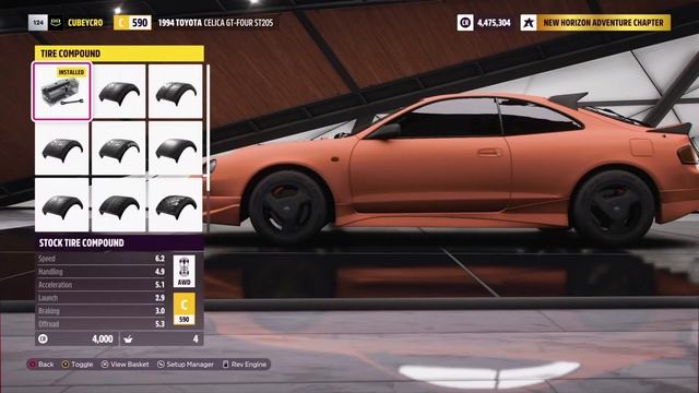 TUNE UP! - Toyota Celica GT-Four ST 205 | Forza Horizon 5 (XBOX SERIES S) смотреть онлайн