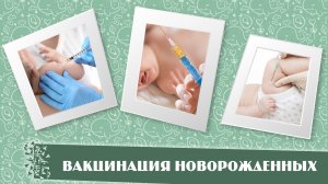 Вакцинация новорождённых