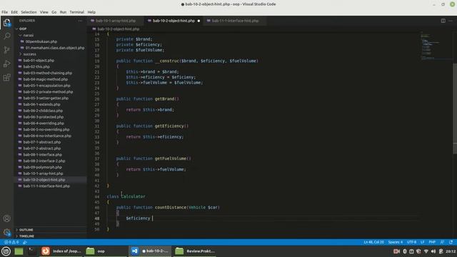10.2. Konsep dan Teknik OOP PHP: Type Hinting: object смотреть онлайн