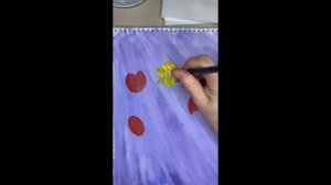 Правополушарное рисование. Цветы к 8 марта.