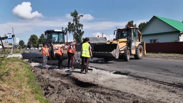В Томской области продолжается ремонт местных дорог смотреть онлайн