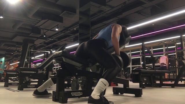 HFT4.Д3.2.Тяга гантелей на наклонной животом 26кгх8 (6.08.21) смотреть онлайн