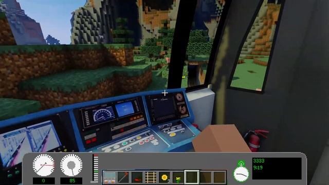 Real Train Mod Minecraft (RTM) 1.7.10 Реалистичные поезда, электрички и другое!!! смотреть онлайн