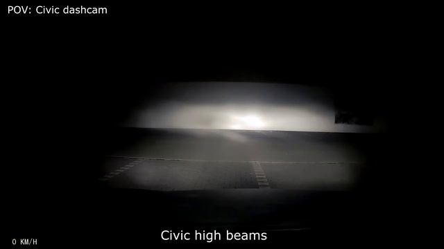 2017 Honda Civic X LED Headlights and High Beams testing смотреть онлайн