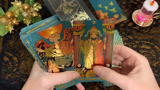 Новый оттенок классического Таро Уэйта: ? Бирюзовый Металлик, пластиковая колода из Китая. смотреть онлайн