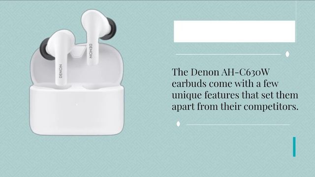 Denon AH-C630W True Wireless In-Ear Headphones Review: Amazing Sound Quality! смотреть онлайн