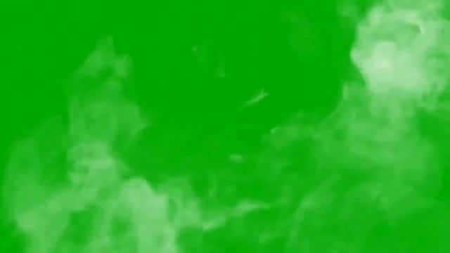 Футаж белый дым на зелёном фоне.Smoke Green Screen HD!
