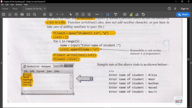 Chapter - 5 | File Handling | Part - 3 | Computer Science with Python Class 12 смотреть онлайн