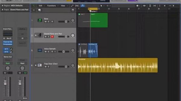 LOGIC PRO X - Куда смотреть? Обзор интерфейса [УРОКИ НА РУССКОМ] 1/12