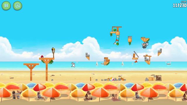 ПРОХОЖДЕНИЕ Angry Birds Rio: BEACH VOLLEY - Level 6-14 (3 ЗВЕЗДЫ) смотреть онлайн