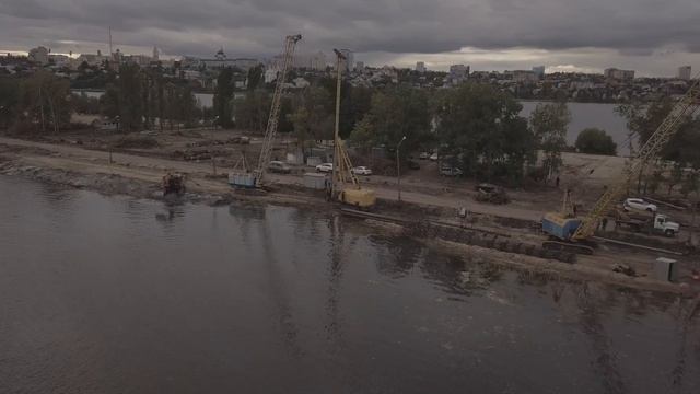 Воронеж видео реконструкции Чернавской дамбы the reconstruction of the dam chernovskoy смотреть онлайн