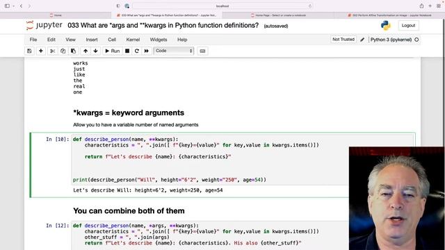 What are *args and **kwargs in Python function definitions? смотреть онлайн