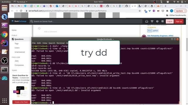Create RAMDisk in Linux and Benchmark using bonnie++ смотреть онлайн