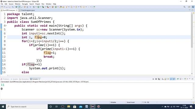 Check if a Number is Sum of 2 Primes|Logic Building Problem|Placement Question|Java Code|Python Cod смотреть онлайн