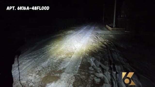 Светодиодная фара 48 ватт 16 диодов ближнего рабочего света на прицепы и спецтехнику смотреть онлайн