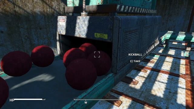 Fallout 4 - Workshop contraptions automatic kickball machine смотреть онлайн