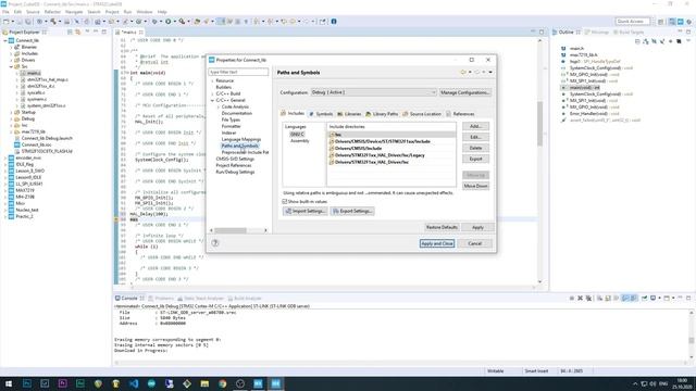 STM32. Как подключить библиотеку? Два способа. смотреть онлайн