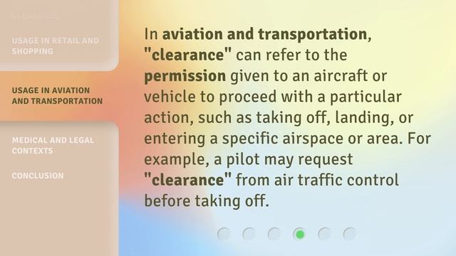Understanding the Phrase "Clearance" in English смотреть онлайн