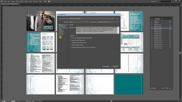 Illustrator Tutorial | How to create multiple pages PDF file