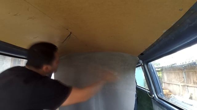 Самодельный потолок в VW T3 смотреть онлайн