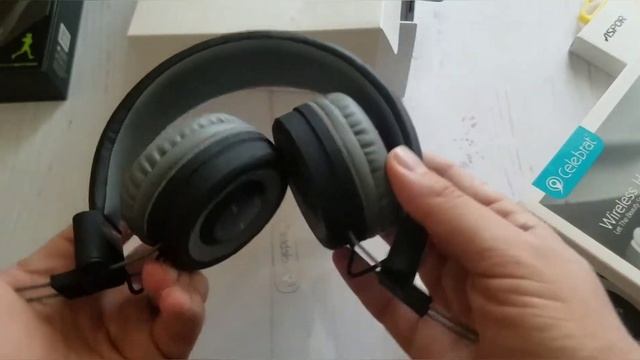 Bluetooth наушники Celebrat A4 Black (Блютуз стерео гарнитура Селебрат)