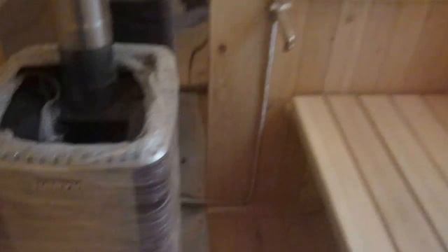 Баня-бочка квадратная 6 метров. Интерьер. смотреть онлайн