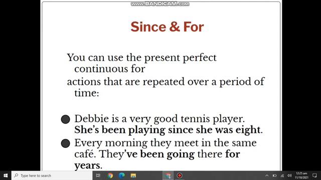 Present Perfect Continous Tense | English Grammer Lesson смотреть онлайн